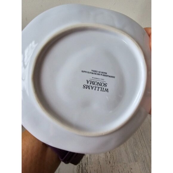 Williams Sonoma pride flag rainbow dessert plate salad 6.25 in New set of four p - Picture 3 of 5